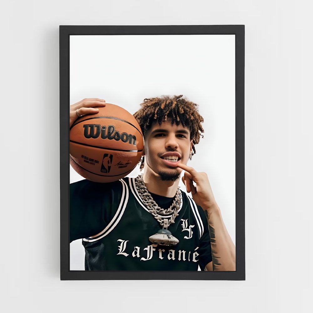 Poster Lamelo ball décorative – affiche Basketball (vue 2)
